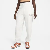 Nike Womens NSW Phoenix Fleece Print Pants - Sail