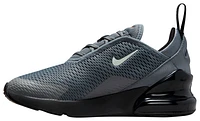 Nike Boys Air Max 270 - Boys' Preschool Shoes Grey/Black/Orange