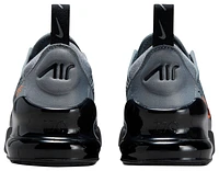 Nike Boys Air Max 270 - Boys' Preschool Shoes Grey/Black/Orange