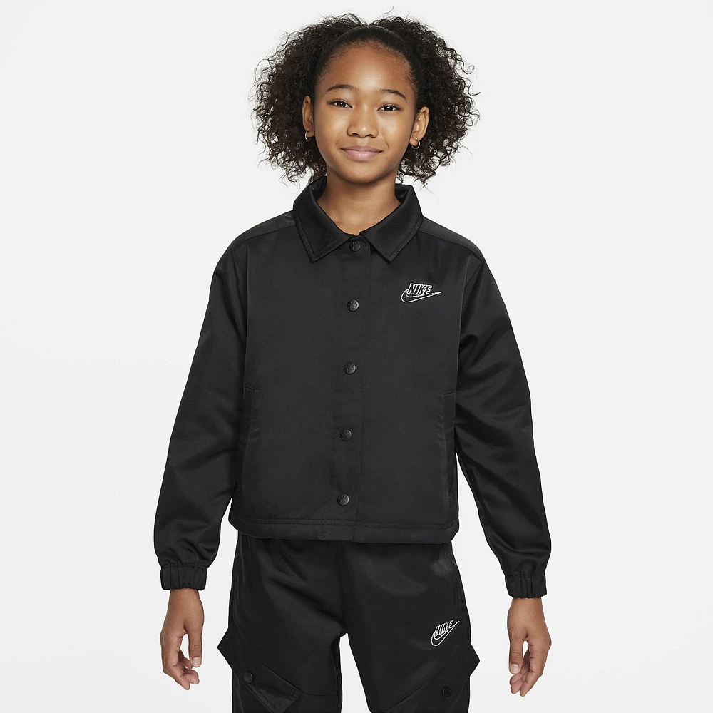 Nike Girls Novelty Capsule Jacket - Girls' Grade School Black