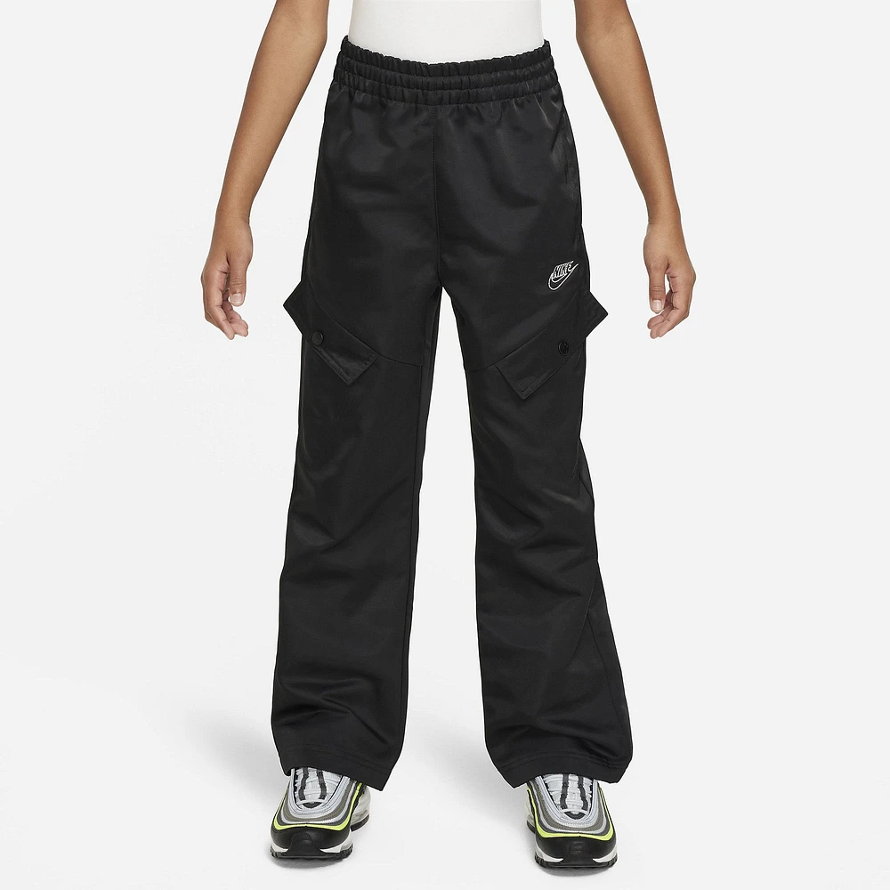 Nike Girls NSW Novelty Capsule Pants - Girls' Grade School Black/White