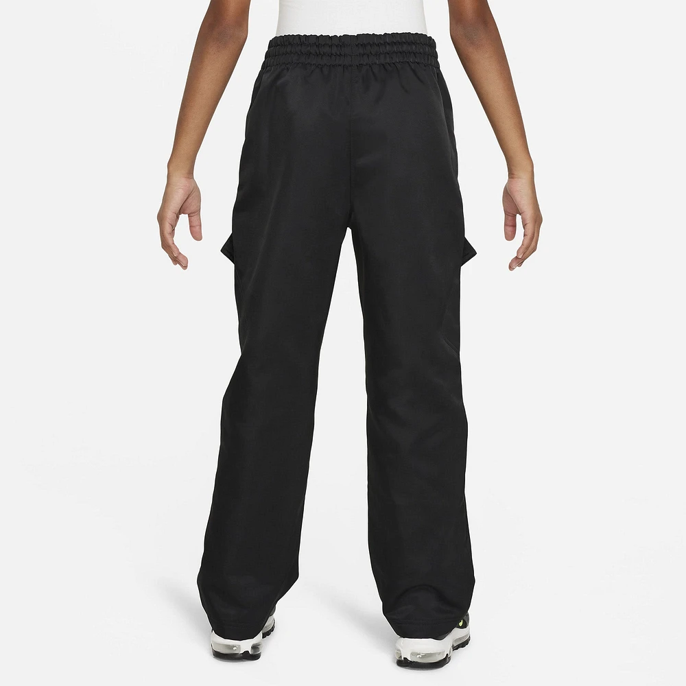 Nike Girls NSW Novelty Capsule Pants - Girls' Grade School Black/White