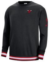 Nike Bulls Statement Fleece Crew - Men's