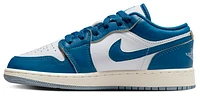 Jordan Boys AJ 1 Low SE - Boys' Grade School Shoes White/Tan/Blue