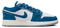 Jordan Boys AJ 1 Low SE - Boys' Grade School Shoes White/Tan/Blue