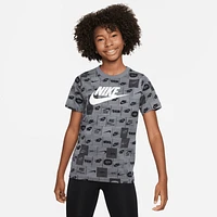 Nike NSW Club SSNL AOP HBR T-Shirt - Boys' Grade School