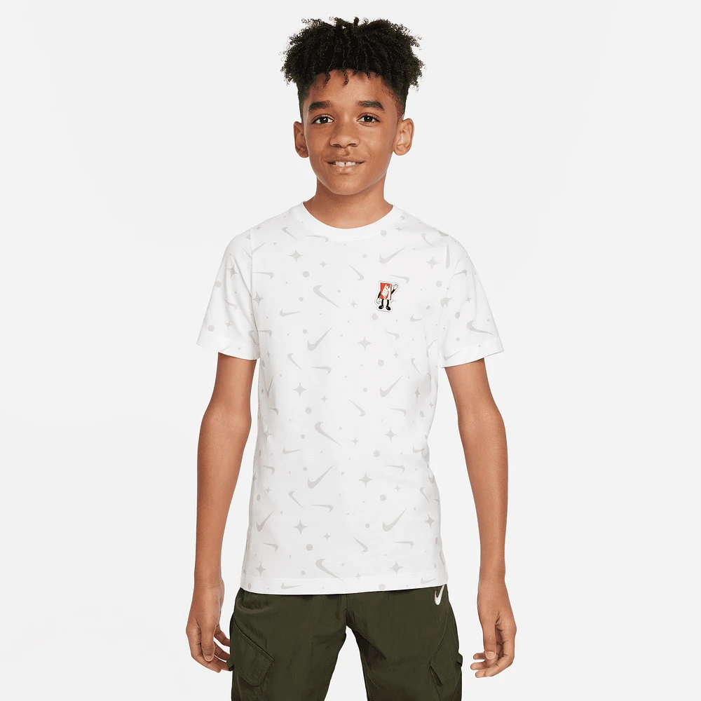 Nike Boys NSW Boxy 2 T-Shirt - Boys' Grade School White