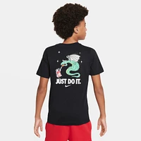 Nike Boys NSW Boxy 3 T-Shirt - Boys' Grade School Black/Black