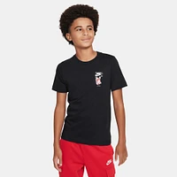 Nike Boys NSW Boxy 3 T-Shirt - Boys' Grade School Black/Black