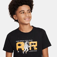 Nike Boys NSW Air 1 T-Shirt - Boys' Grade School Black/Black