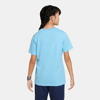 Nike Boys NSW Dance T-Shirt - Boys' Grade School Aquarius Blue/Aquarius Blue