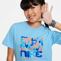 Nike Boys NSW Dance T-Shirt - Boys' Grade School Aquarius Blue/Aquarius Blue