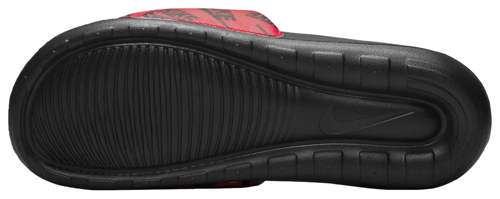 Nike Mens Nike Victori Print Slides - Mens Shoes Red/Black Size 13.0