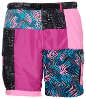 Nike Mens What The 7" Volley Shorts - Pink/Multi