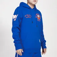 Pro Standard Mens Islanders Hybrid Pullover Hoodie - Blue