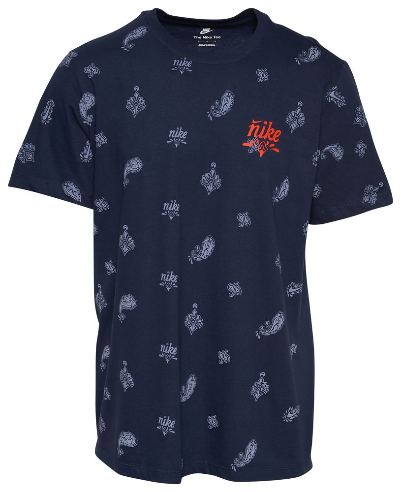 Nike Sports Wear Paisley All Over Print T-Shirt