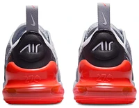 Nike Boys Air Max 270 - Boys' Preschool Shoes Wolf Grey/White
