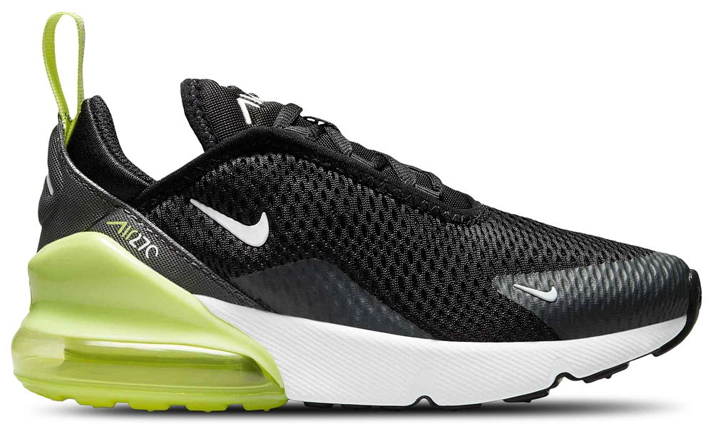 Nike Boys Air Max 270 - Boys' Preschool Shoes White/Light Lemon Twist