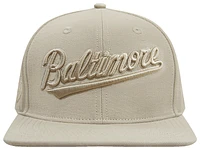 Pro Standard Mens Pro Standard Orioles Neutrals SMU Snapback Cap - Mens Taupe/Taupe Size One Size