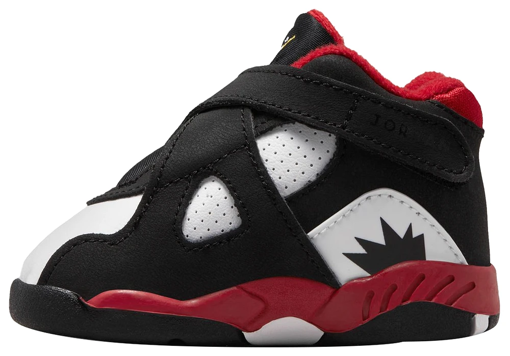 Jordan Girls Retro 8 - Girls' Toddler Basketball Shoes Black/White/Maroon