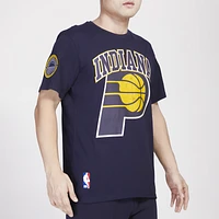 Pro Standard Mens Pacers Crackle SJ T-Shirt - Navy