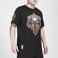 Pro Standard Mens Pelicans Crackle SJ T-Shirt - Black