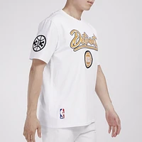 Pro Standard Mens Pro Standard Pistons Short Sleeve T-Shirt - Mens Yellow/White Size L