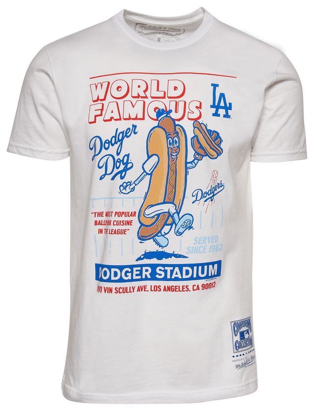 dodger dog shirt mitchell and ness