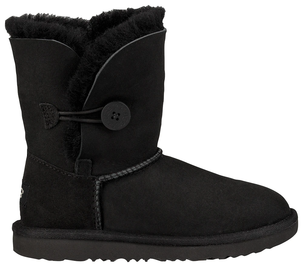 UGG Girls Bailey Button II - Girls' Preschool Shoes Black/Black