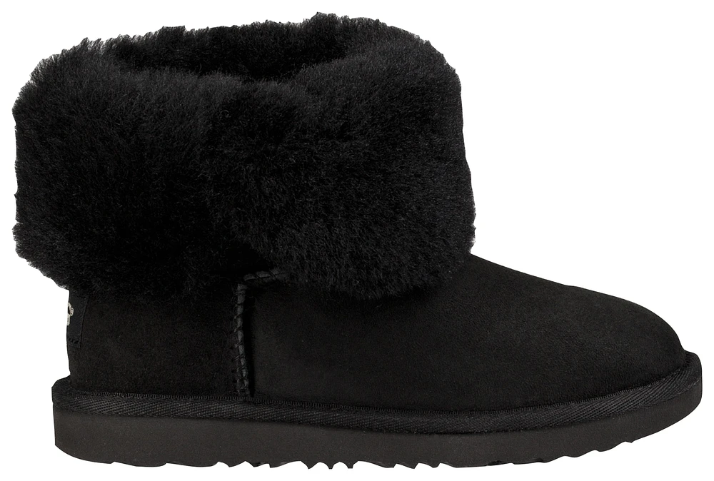 UGG Girls Bailey Button II - Girls' Preschool Shoes Black/Black