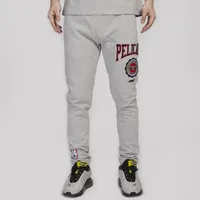 Pro Standard Mens Pelicans Crest Emblem Fleece Sweatpant - Gray