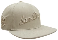 Pro Standard Mens Pro Standard Padres Neutrals SMU Snapback Cap - Mens Taupe/Taupe Size One Size
