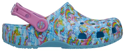 Crocs Girls Lisa Frank Rainbow Classic Clogs - Girls' Preschool Shoes Arctic