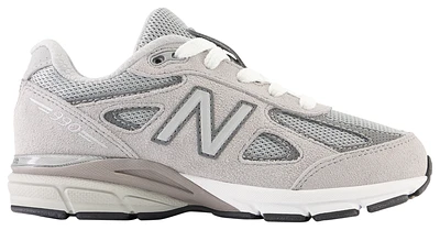 New Balance Girls New Balance 990 V4 - Girls' Preschool Shoes Silver Filigree/Cool Grey Size 01.5