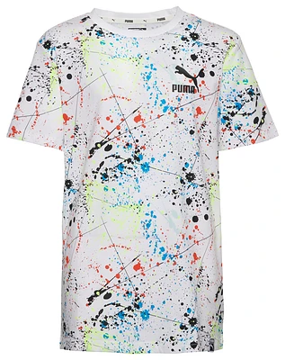 PUMA Splatter AOP T-Shirt - Boys' Grade School