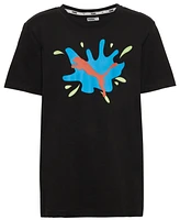 PUMA Boys Splash Logo T-Shirt - Boys' Grade School Black/Blue