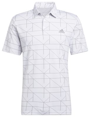 adidas Lines Jacquard Golf Polo