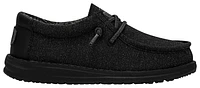 HEYDUDE Boys Wally - Boys' Preschool Shoes Black/Black