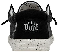 HEYDUDE Boys Wally Stretch - Boys' Preschool Shoes Black/White