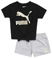PUMA T-Shirt & Bike Shorts Set - Girls' Toddler