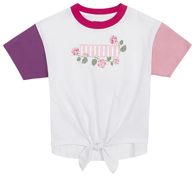 PUMA Valentine's Day Colorblock T-Shirt - Girls' Grade School