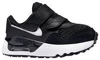 Nike Boys Nike Air Max System - Boys' Toddler Shoes Black/White/Grey Size 04.0