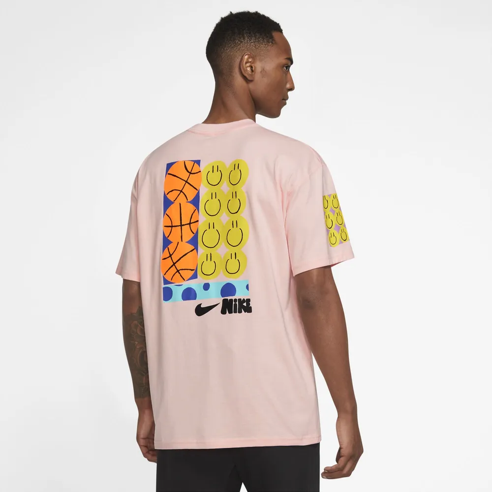 Nike Mens Nike Air Max 90 T-Shirt - Mens Pink/Multi Size S
