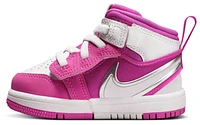 Jordan Girls Jordan AJ 1 Easyon Mid - Girls' Toddler Shoes Pink/White Size 06.0