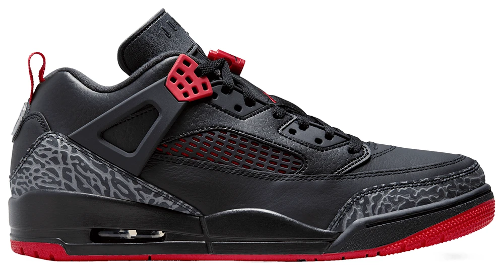 Jordan Mens Jordan Spizike Low - Mens Basketball Shoes Cool Grey/Gym Red/Black Size 10.5