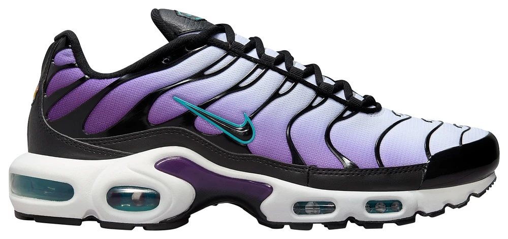 Nike Mens Nike Air Max Plus - Mens Running Shoes Black/Purple/Teal Size 11.5