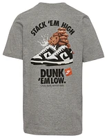 Nike Boys Dunk Fun T-Shirt - Boys' Grade School Grey Heather/Grey Heather