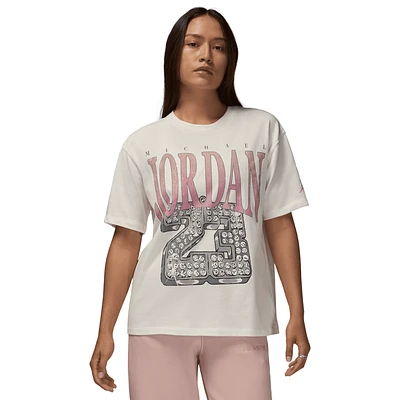 Jordan Womens Graphic Heritage Short Sleeve T-Shirt