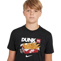 Nike Boys NSW Dunk T-Shirt - Boys' Grade School Black/White