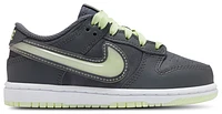 Nike Boys Dunk Low GL - Boys' Preschool Shoes Iron Grey/Cool Grey/Lime Ice